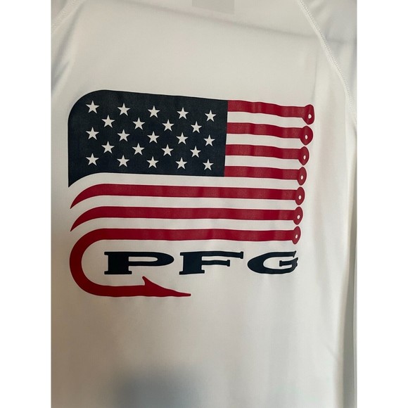 Columbia White Long Sleeve Shirt - Picture 7 of 11